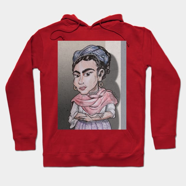 Frida Kahlo Hoodie by CIZDIBUJOS